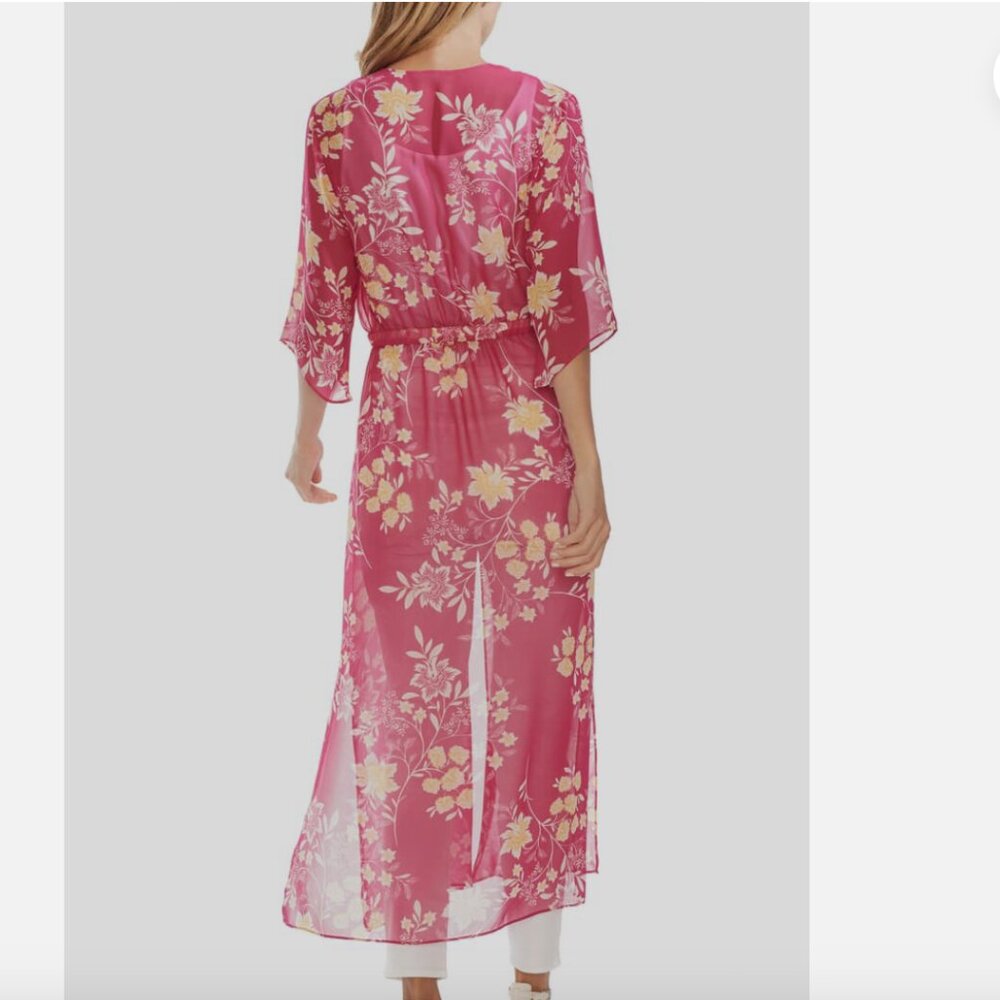 Vince Camuto Floral Beach Coverup/Duster  2x*HP*